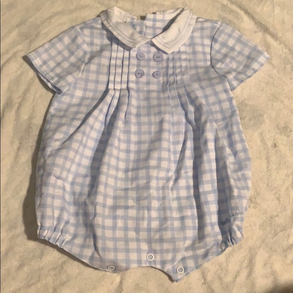 Checked romper